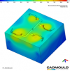 3D T-Box von Cadmould bietet realistische thermische Simulationen ohne detaillierte Werkzeugkonstruktion (Bild: simcon)